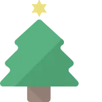 Christmas Tree SVG Icon